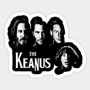 The Keanus (Keanu Reeves / Beatles mashup) Sticker